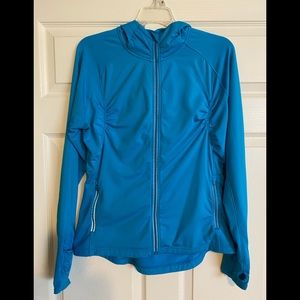 Athleta zip up jacket with hood.